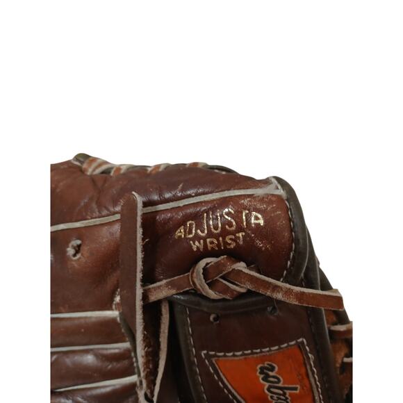 MacGregor Baseball Glove Pete Rose MVP M12K Model Leather Flex Pad Right Vintage - Picture 14 of 16